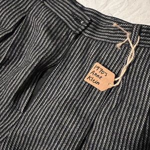 Vintage 1970s Anne Klein High Waisted Trousers